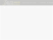 Tablet Screenshot of elitescapesnj.com